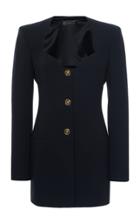 Versace Sweetheart Cady Single-breasted Blazer