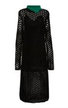 3.1 Phillip Lim Long Sleeve Chunky Open Knit Maxi Dress