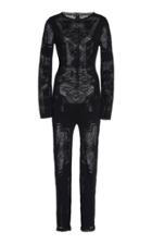 Alberta Ferretti Fitted Jacquard Jumpsuit