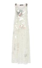 Salvatore Ferragamo Degrade Paillette Embroidered Dress