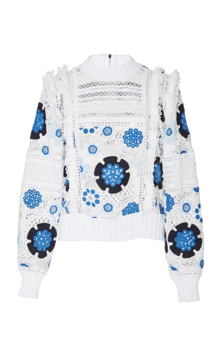 Sea Figgy Floral Lace Sweater
