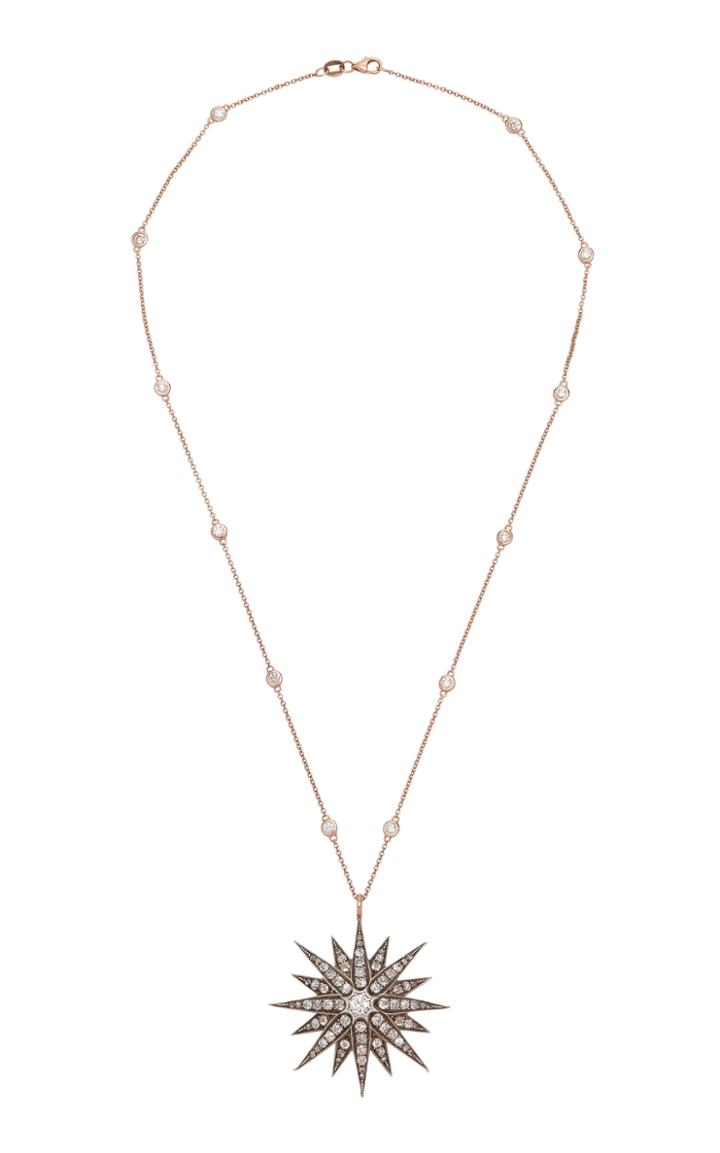 Toni + Chlo Goutal Lulu One-of-a-kind Antique Rose Gold Diamond Necklace