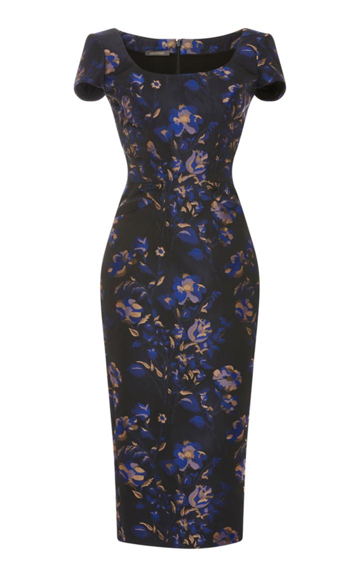 Zac Posen Floral Pencil Dress