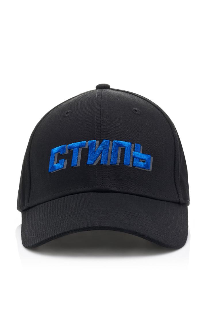 Moda Operandi Heron Preston Embroidered Cotton-twill Baseball Cap