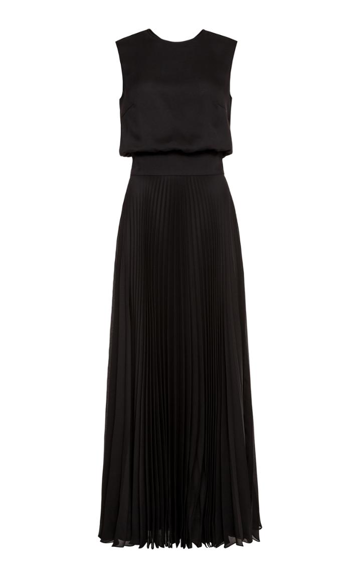 Lilli Jahilo Iris Sleeveless Pleated Maxi Dress