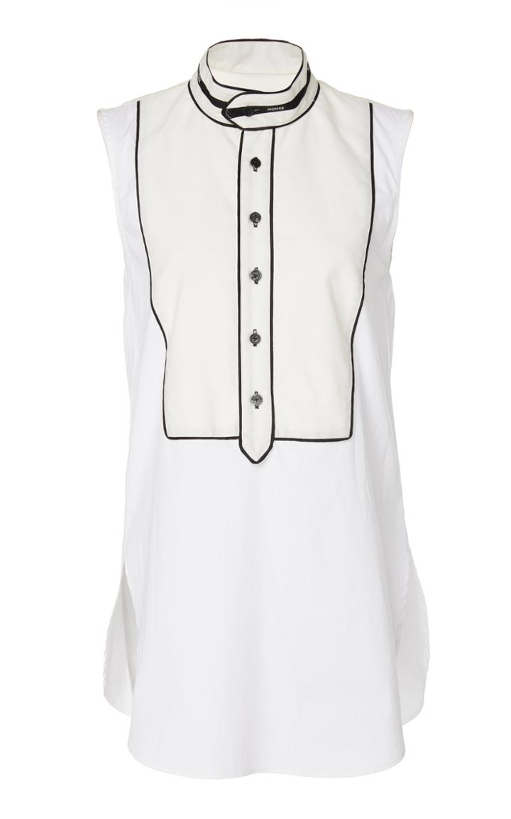 Monse Inside Out Sleeveless Cotton-blend Top