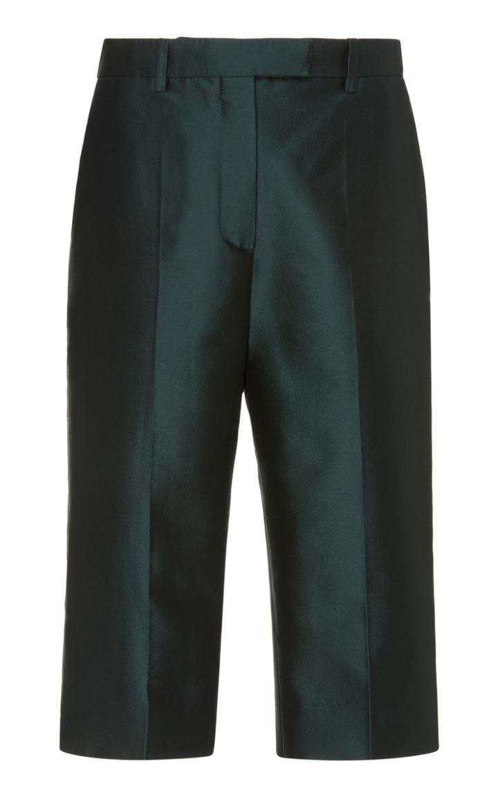 Givenchy Straight-leg Wool-silk Bermuda Shorts