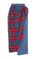 Tata Naka Tie Front Wrap Skirt
