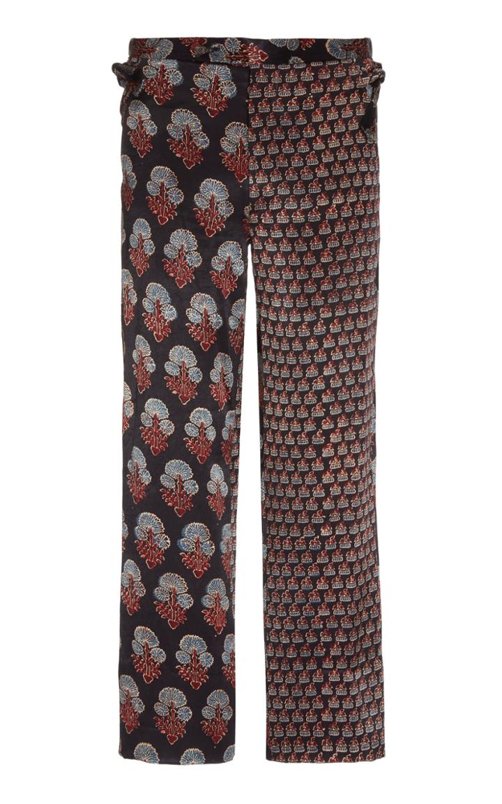 Bode Duo Block-print Trouser