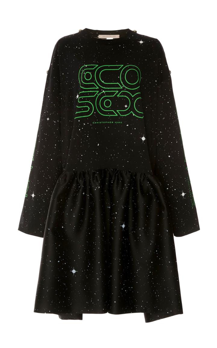 Christopher Kane Ecosexual Jersey Satin Dress