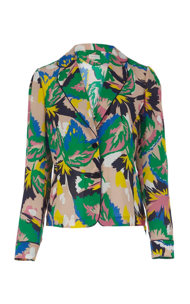 Delpozo Printed Shirt Jacket