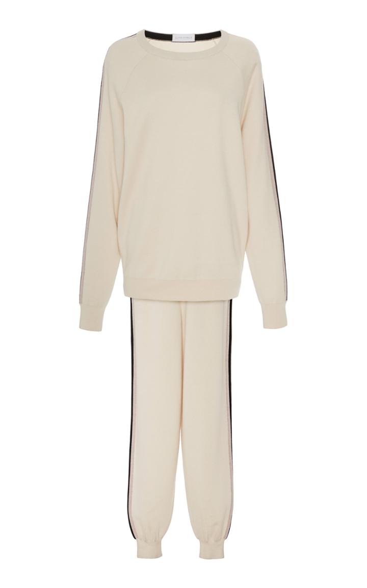 Olivia Von Halle Silk And Cashmere Jogging Suit