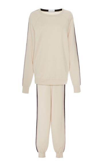 Olivia Von Halle Silk And Cashmere Jogging Suit