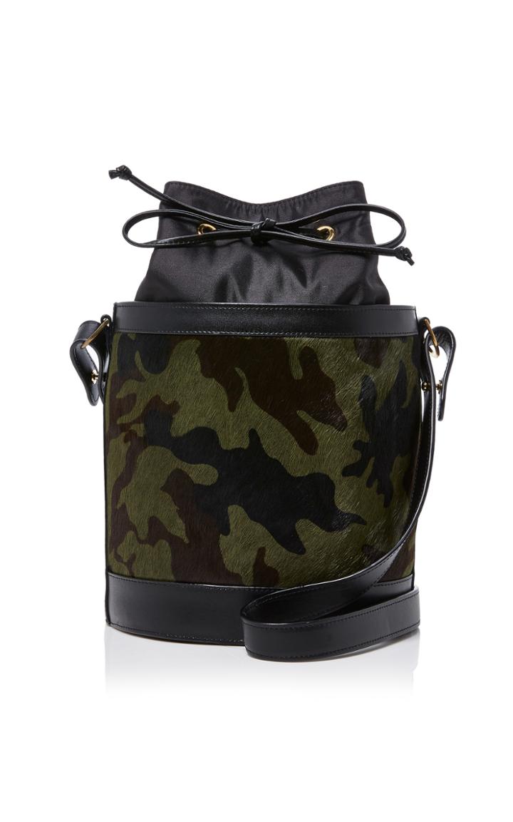 Montunas Calf Hair Bucket Bag