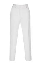Msgm Straight Leg Crepe Trousers