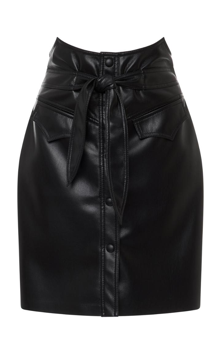 Nanushka Reese Vegan Leather Mini Skirt
