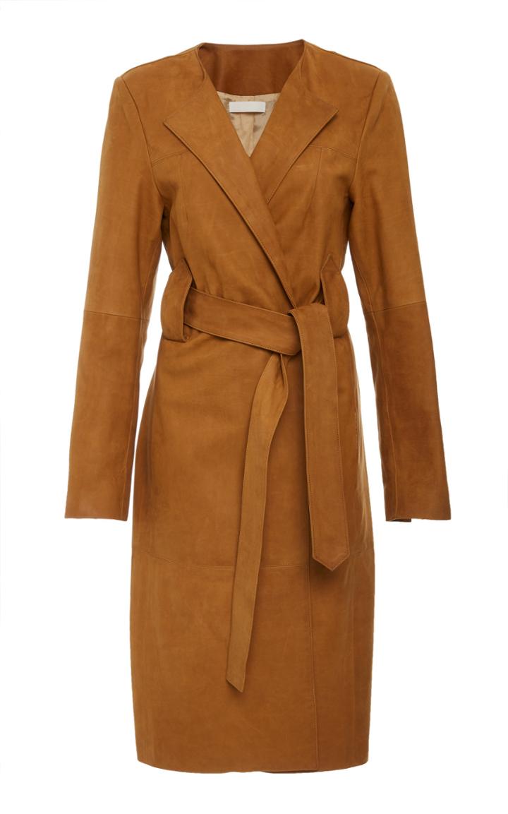 Partow Boston Brushed Calfskin Coat