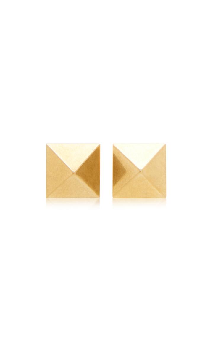 Moda Operandi Valentino Valentino Garavani Gold-tone Rockstud Earrings