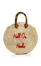 Poolside Hell On Heels Le Circle Straw Bag
