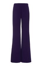 Galvan High-waist Satin Flare-leg Pants