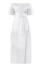 Mara Hoffman Adelina Organic Cotton Maxi Off-the-shoulder Wrap Dress