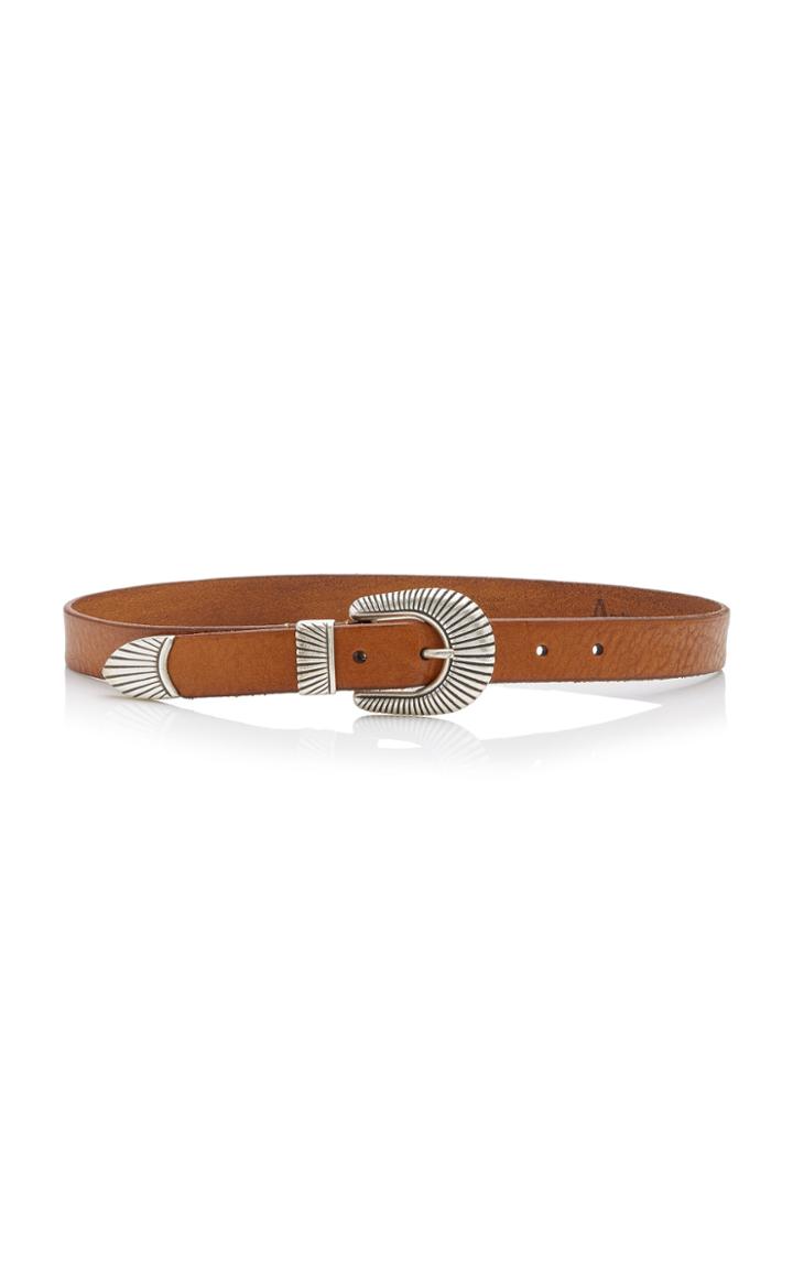 Anderson's Western Full Grain Leather Belt Size: 65 Cm