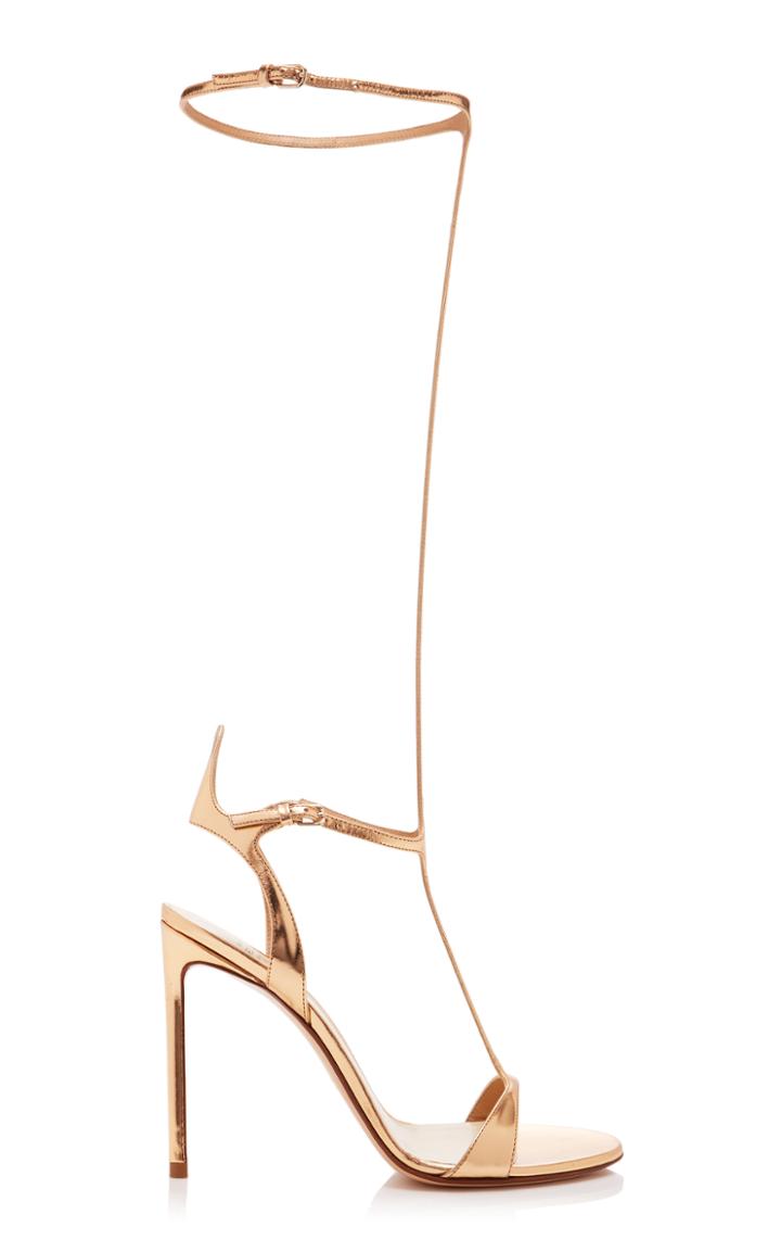Francesco Russo Metallic Gladiator Sandal