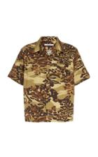 Givenchy Camouflage Cotton Camp Shirt