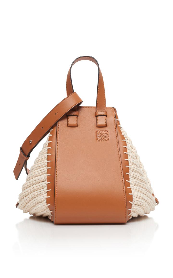 Loewe Hammock Paneled Leather Tote