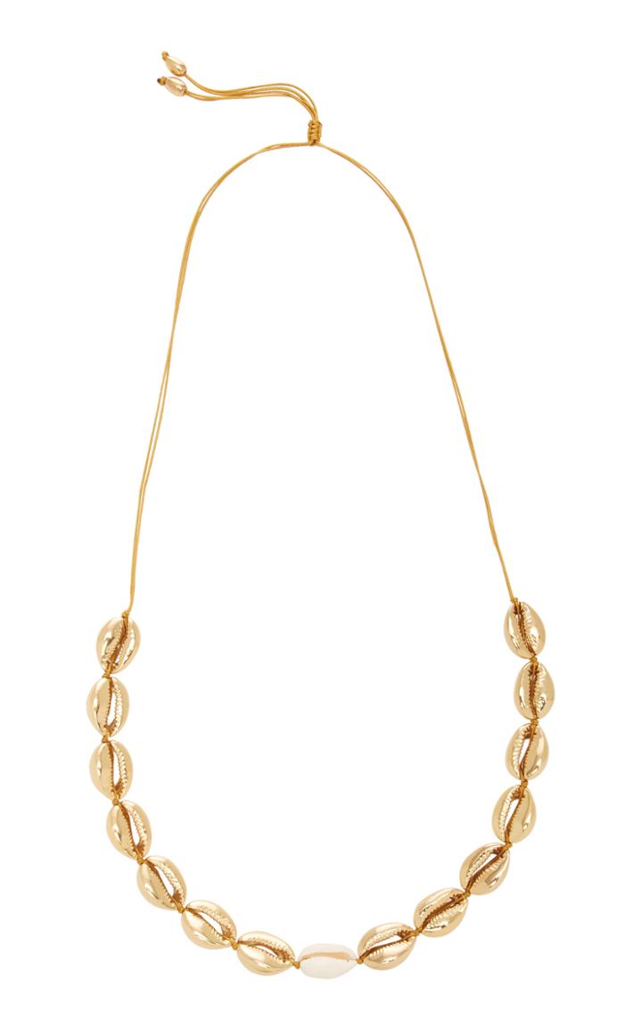 Tohum 22k Gold-plated Large Shell Choker