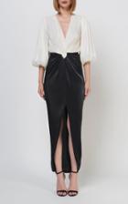 Moda Operandi Costarellos Kinsey Iridescent Lurex-georgette Blouson Dress