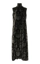Moda Operandi Acne Studios Dagmara Printed Velvet Maxi Dress