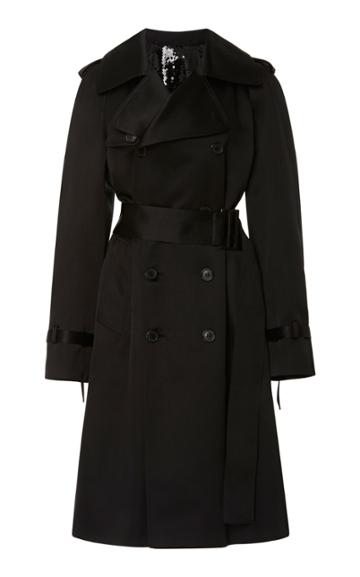 Michael Kors Collection Trench Coat With Sequin Lining