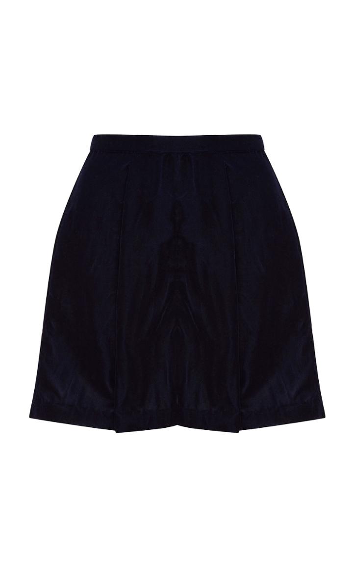 Razan Alazzouni Velvet Shorts