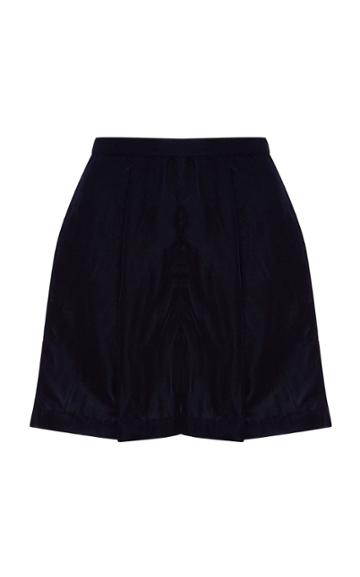 Razan Alazzouni Velvet Shorts