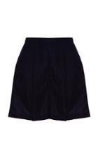 Razan Alazzouni Velvet Shorts