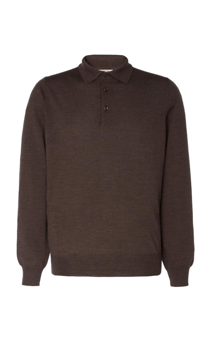 Fioroni Wool And Cashmere-blend Polo Shirt
