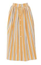 Brock Collection Olivio Stripe Cotton Skirt