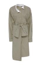 Loewe Striped Cotton-poplin Dress