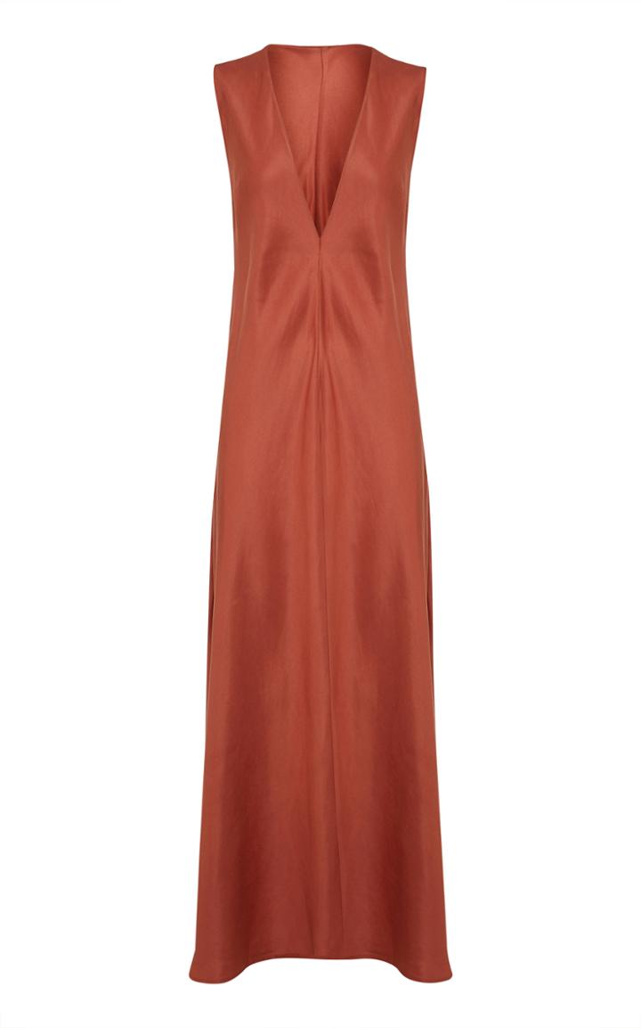Bondi Born Plunge Satin Maxi Dress