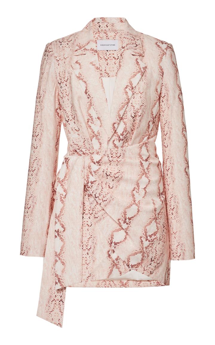 Moda Operandi Significant Other Reflection Blazer Dress Size: 2