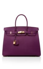 Heritage Auctions Special Collection Hermes 35cm Anemone Togo Leather Birkin