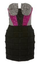 Daniele Carlotta Embellished Strapless Mini Dress