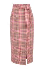 Stella Jean Belted Pencil Skirt