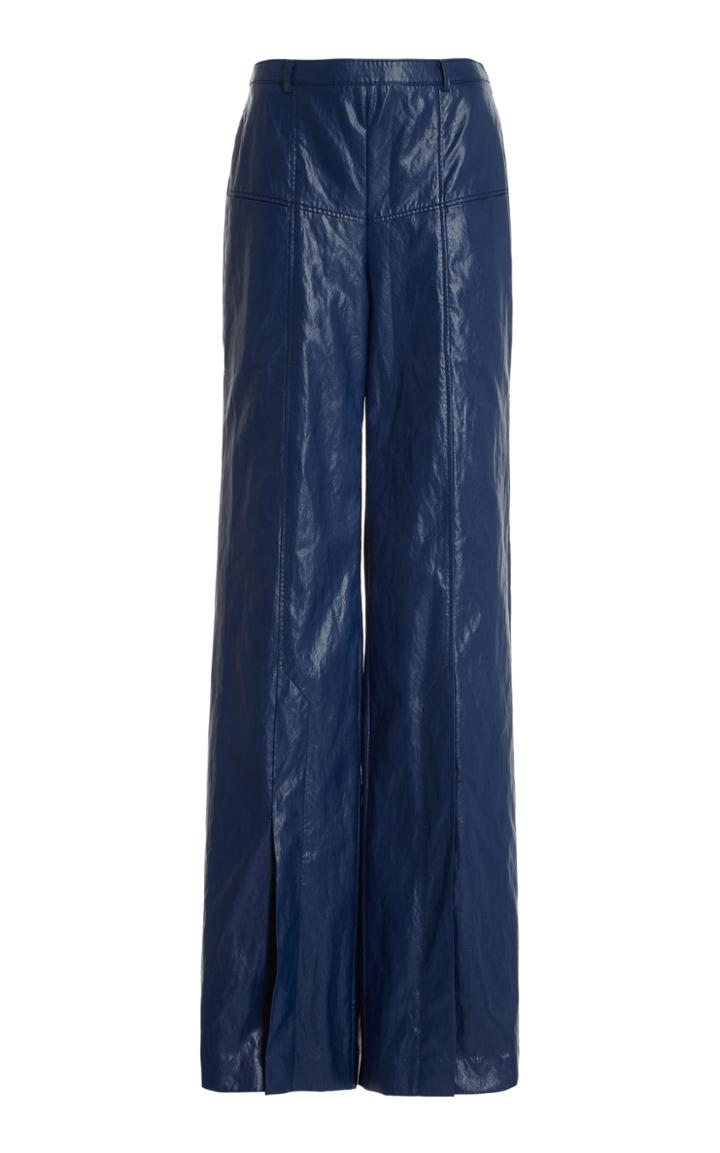 Moda Operandi Rejina Pyo Dilys Faux-leather Straight-leg Trousers