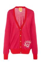 Le Lion Monogram Heart Boyfriend Cardigan