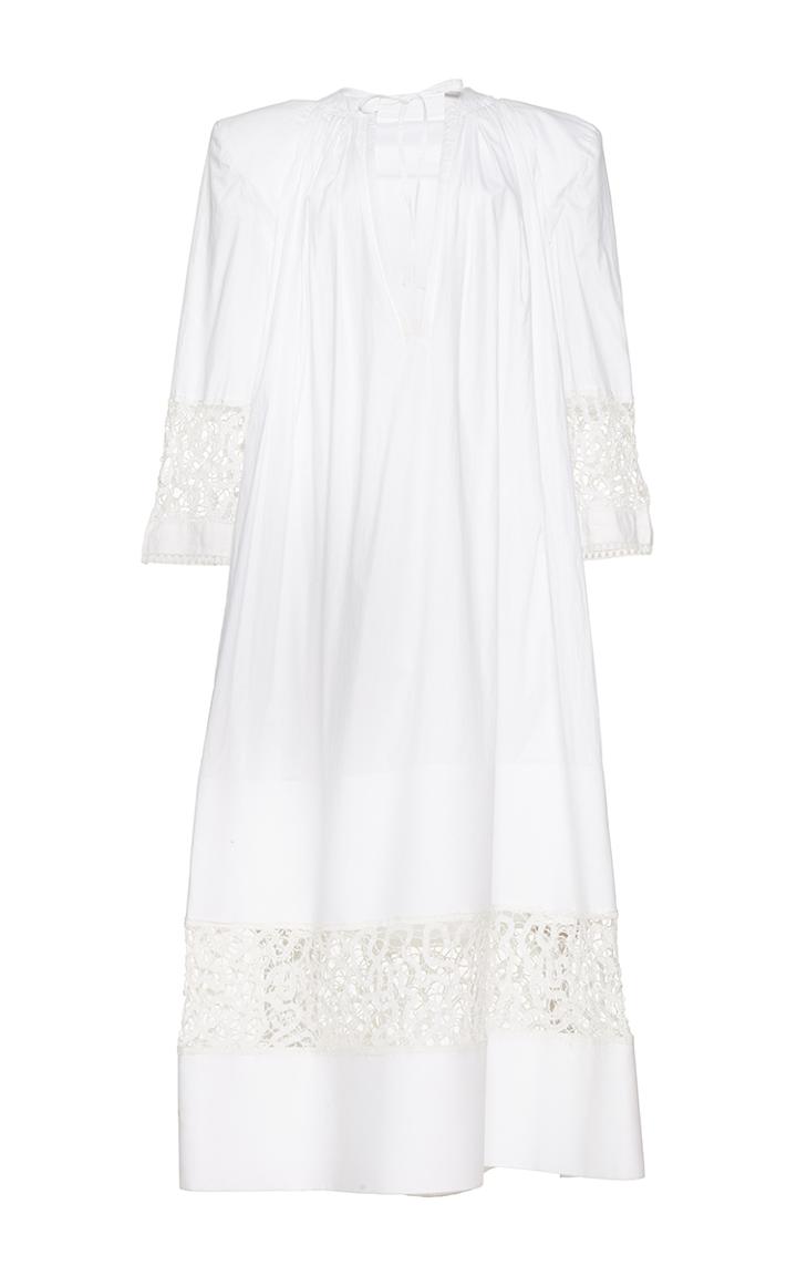 Jacquemus Contrasting Lace Maxi Dress