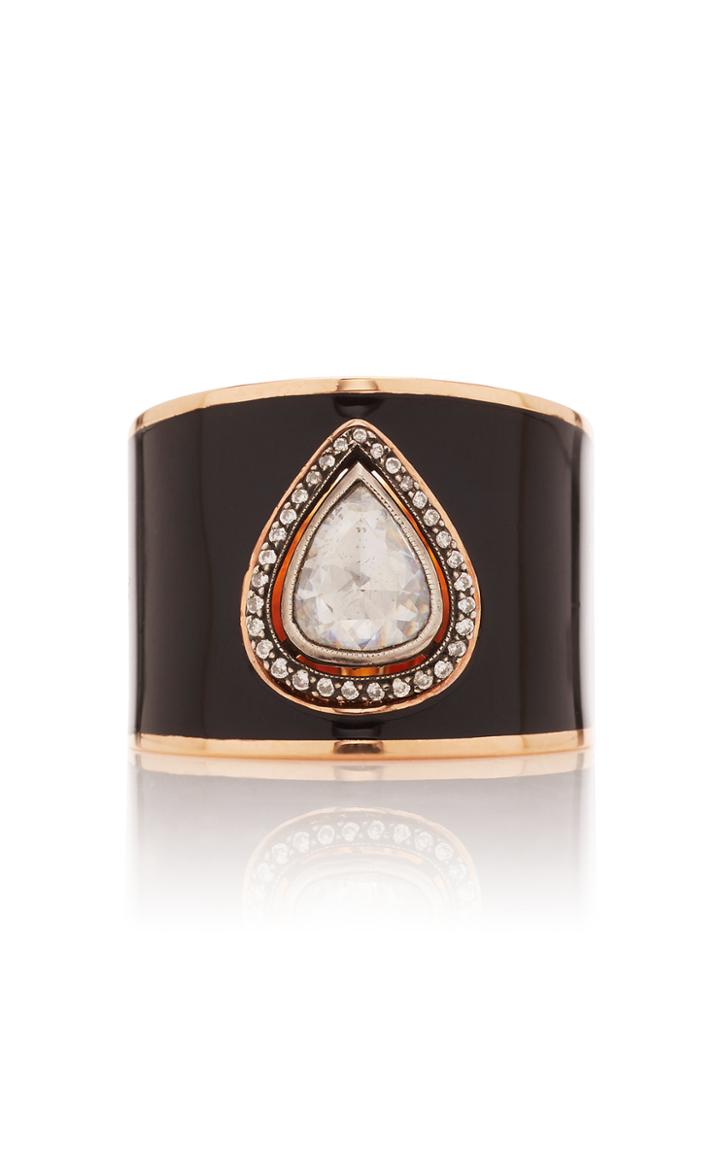 Gilan Hafsa 18k Rose Gold And Diamond Ring