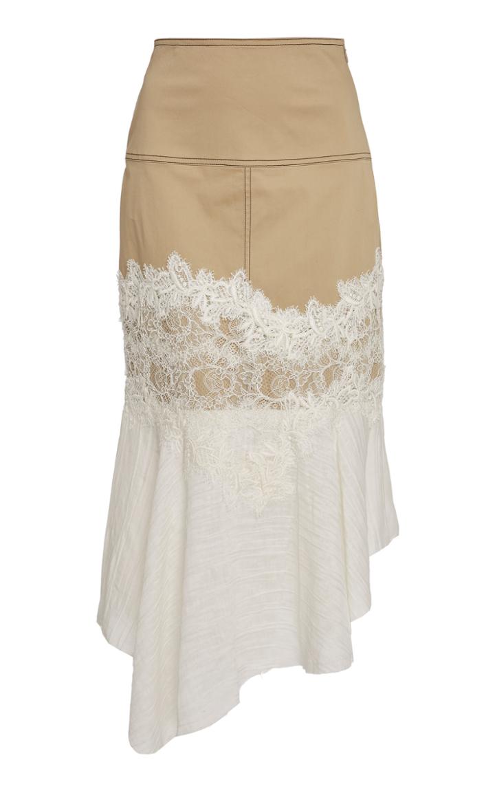 Alexis Beretti Cotton Midi Skirt
