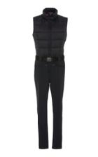 Perfect Moment Superstar Belted Quilted Shell And Stretch-knit Ski Suit